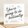 Good Luck In Your Exams Positive Message Card, thumbnail 1 of 3