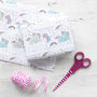 Personalised Magical Unicorn Christmas Wrapping Paper, thumbnail 1 of 3