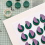 Lilac Slice | Polymer Clay Statement Earrings, thumbnail 3 of 7