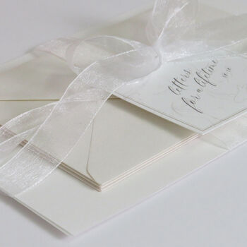 Letters For A Lifetime Wedding Letter Set, 4 of 6