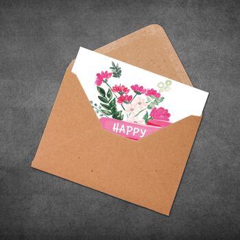 Gran Birthday Card – Floral Greeting For Grandmother, 5 of 5