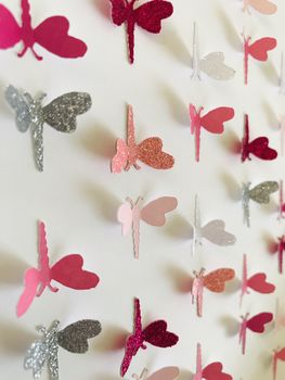 Paper Dragonfly Artwork In Pink, 2 of 5