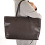 The Serafina Tote In Chocolate, thumbnail 3 of 4
