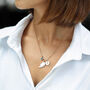 Bff Engraved Birth Stone Necklaces Duo, thumbnail 2 of 9