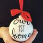 Personalised Our New Home Christmas Bauble, thumbnail 1 of 1