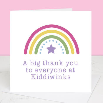 End Of Term Rainbow Thank You Card, 3 of 6