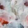 Poppies Double Sided Silk Scarf, thumbnail 5 of 12