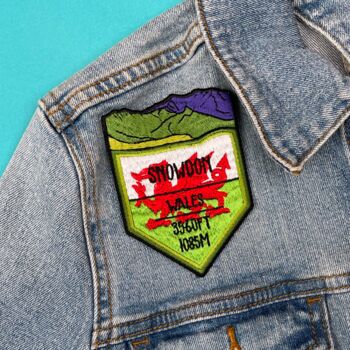 Snowdon Mountain Sew On Patch, 2 of 2