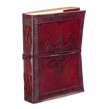 Celtic Dragon Leather Journal, 8 of 12