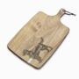 Personalised Gordon Setter Engraved Acacia Serving Board, thumbnail 7 of 8