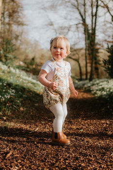 The Early Bird Dungaree Romper, 4 of 5