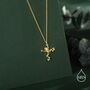 Sterling Silver Tiny Frog Pendant Necklace, thumbnail 2 of 12
