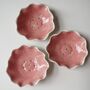 Handmade Pink Ceramic Curvy Soap Dish, thumbnail 5 of 12