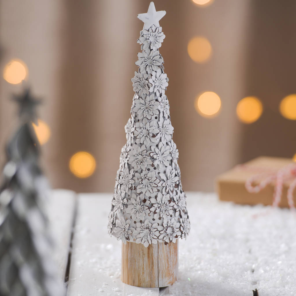 Decorative Metal And Wood Christmas Trees By TheLittleBoysRoom