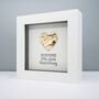 Personalised 50th Golden Anniversary Heart Frame Gift, thumbnail 5 of 5