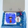 Personalised Indian Girl Christmas Bauble And Card Set, thumbnail 1 of 2