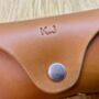 Personalised Tan Leather Sunglasses Case, thumbnail 2 of 12