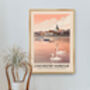 Chichester Harbour Aonb Travel Poster Art Print, thumbnail 5 of 8