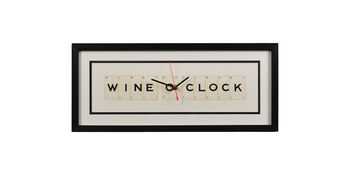 Wine O Clock Frame Clock, 3 of 8