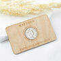 30th Birthday 1995 Five Pence Personalised Wallet Card, thumbnail 1 of 6