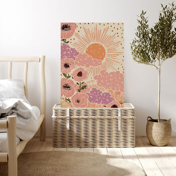 Celestial Sun Flower Art Print, 5 of 5