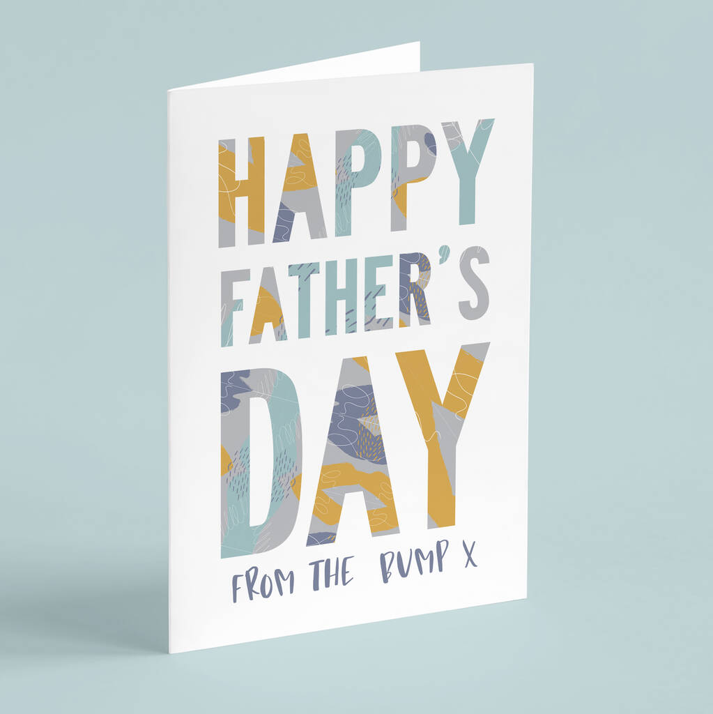 From The Bump Father's Day Card By Sarah Catherine | notonthehighstreet.com