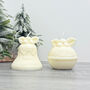 Christmas Pudding Decoration Christmas Candles, thumbnail 4 of 9