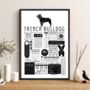 Personalised French Bulldog Trait Fact Print, thumbnail 1 of 7