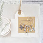 Silver Butterfly Garden Charm Brooch, thumbnail 5 of 7