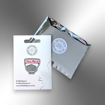 You Rock Enamel Lapel Pin Badge, Supportive, Encouraging Friendship Gift, 4 of 8