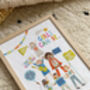 Girls Can Be… Children's Print, thumbnail 4 of 5