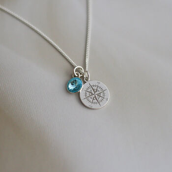 Gift For Special Friend, Compass Travel Necklace, 7 of 8
