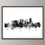 Cape Town South Africa Skyline Art Print, thumbnail 3 of 8