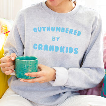 'Outnumbered By Grandkids' Grandma Sweatshirt, 2 of 12