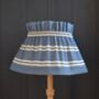 Dolly Blue Striped Scrunchie Lampshade, thumbnail 3 of 3