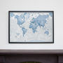 Map Of The World Art Print, thumbnail 4 of 11