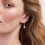 Fable X Peter Rabbit Reading Charm Huggie Earrings, thumbnail 2 of 8