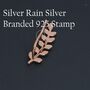 Sterling Silver Leaf Crawler Earrings, thumbnail 7 of 12