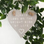 Ceramic Love Heart Hanging Sign, thumbnail 3 of 6