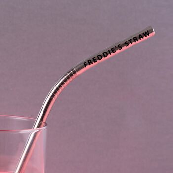 Personalised Eco Stainless Steel Drinking Straw, 4 of 4