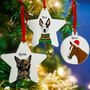 Personalised Pet Portrait Christmas Hanging Decoration, thumbnail 1 of 9
