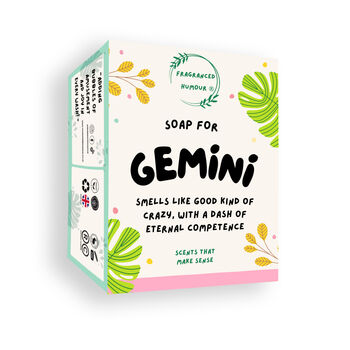 Gemini Birthday Gift Funny Soap For Gemini Zodiac, 4 of 5