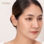 Enamel Bodhi Leaf Gold Vermeil, Sterling Silver Earrings, thumbnail 10 of 11