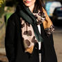 Personalised Leopard Patchwork Scarf, thumbnail 3 of 8