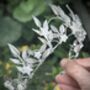 The Nova Crown Star Celestial Floral Crown Leaf Headpiece Flower Mother Of Pearl Shell, thumbnail 5 of 9