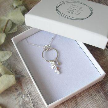 Silver Droplets Necklace, 2 of 5