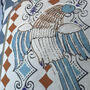 Bird Print Linen Cushion Cover, thumbnail 3 of 5