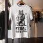 Feral, Old And Loud Bear T Shirt – Organic Cotton Guitar Gift For Dad, thumbnail 5 of 9