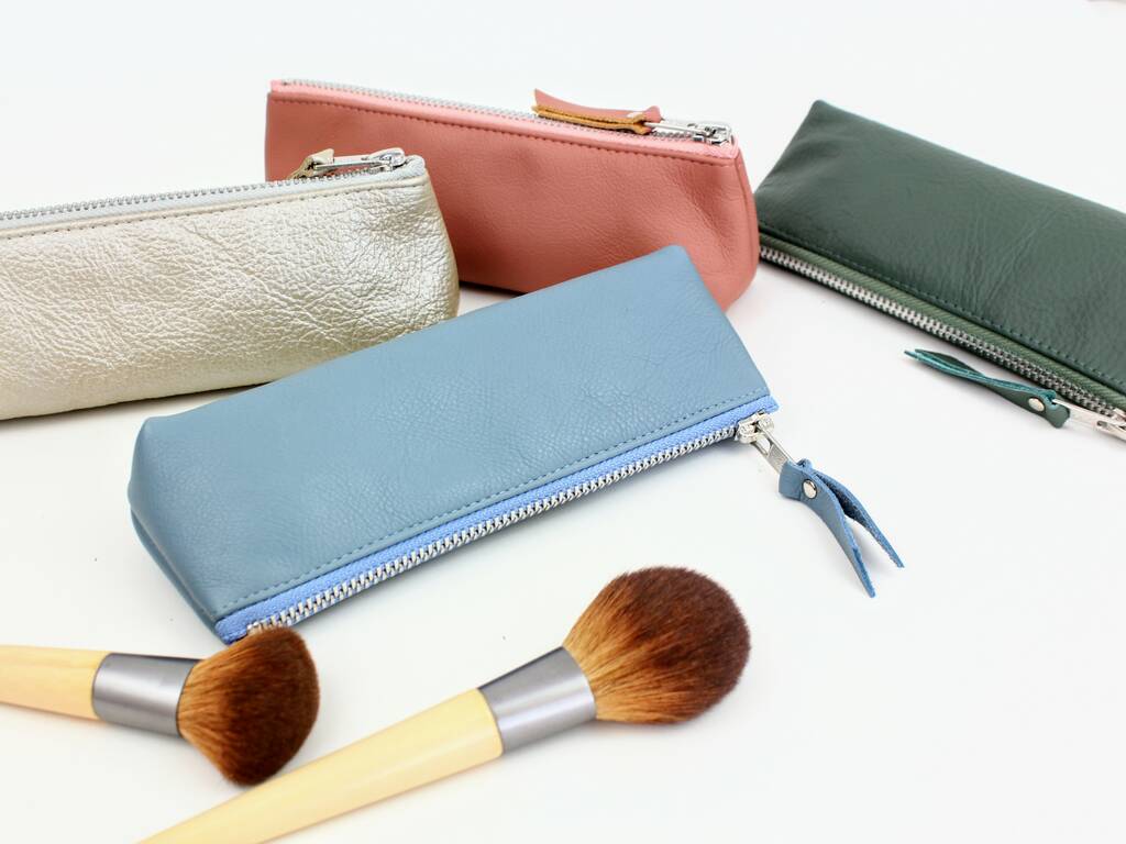 Luxury Leather Pencil Case By Suede&Co