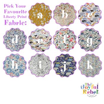 50th Birthday Age Badge, Custom Fabric And Colour, 2 of 5